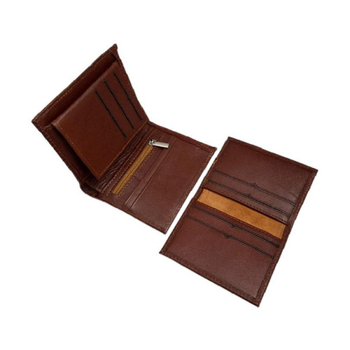 کیف پول دو آلبوم چرم طبیعی سیاد