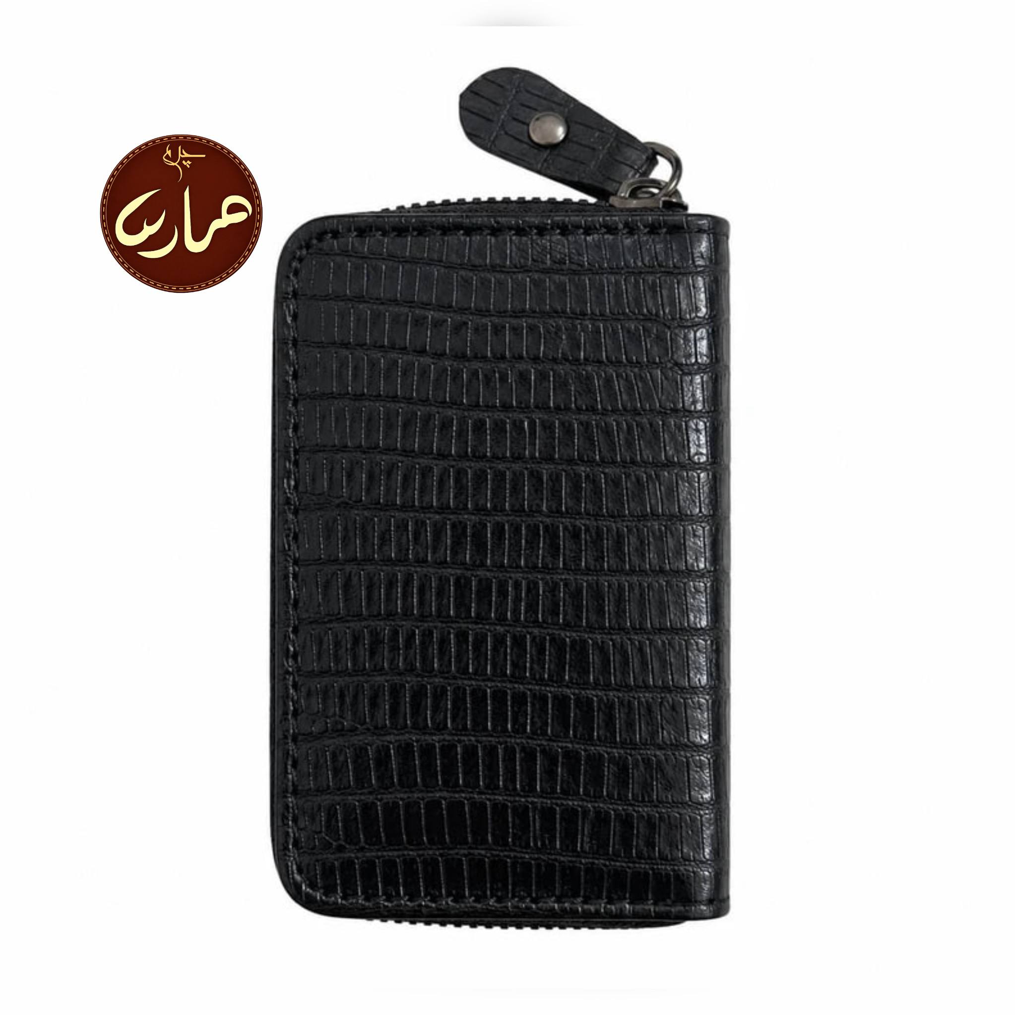 کیف جاکارتی چرم دور زیپ زنانه و مردانه ساحل