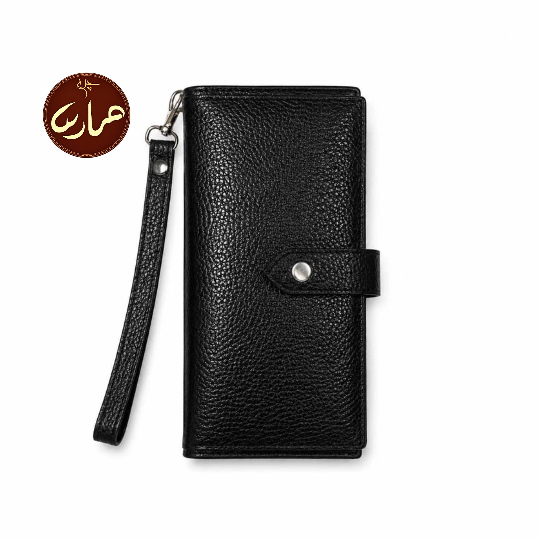 کیف پول چرم طبیعی زنانه مهتاب