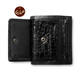 کیف پول دکمه ای مردانه چرم طبیعی مدل فرهاد