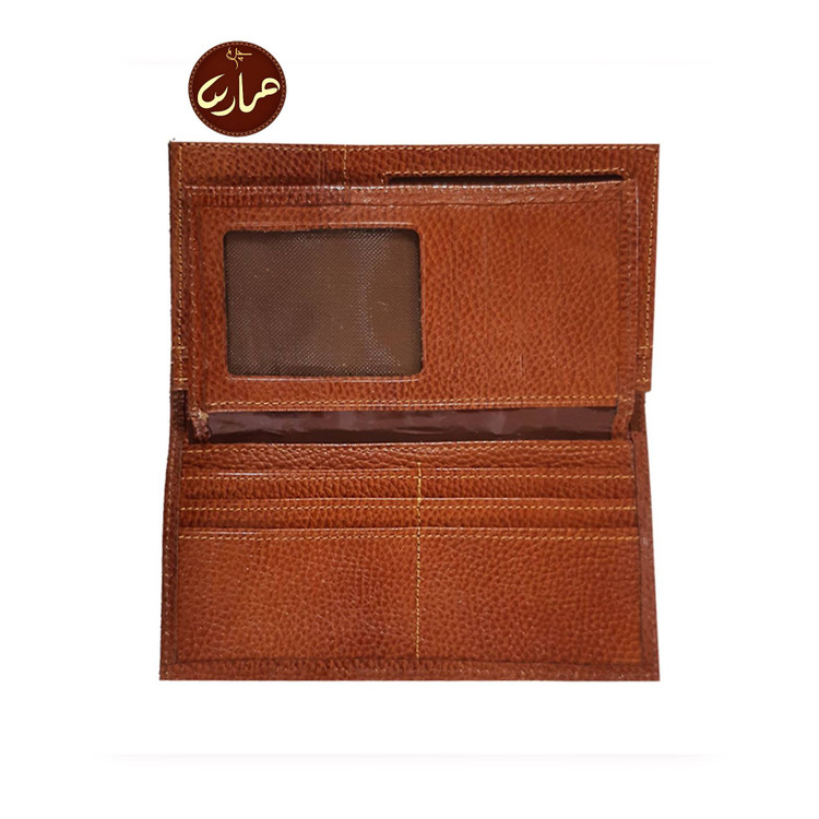 کیف پول کتی مردانه چرم طبیعی گاو مدل فلوتر