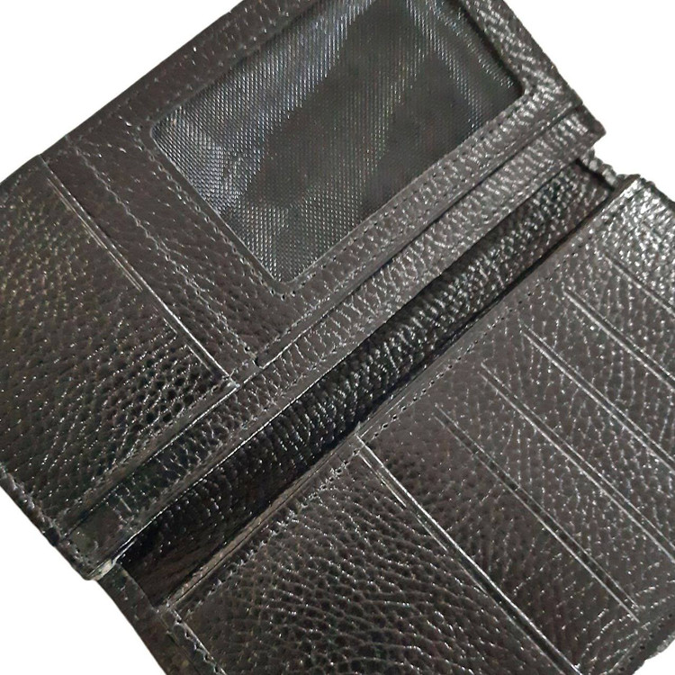 کیف پول کتی مردانه چرم طبیعی گاو مدل فلوتر