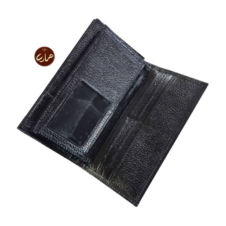 کیف پول کتی مردانه چرم طبیعی گاو مدل فلوتر