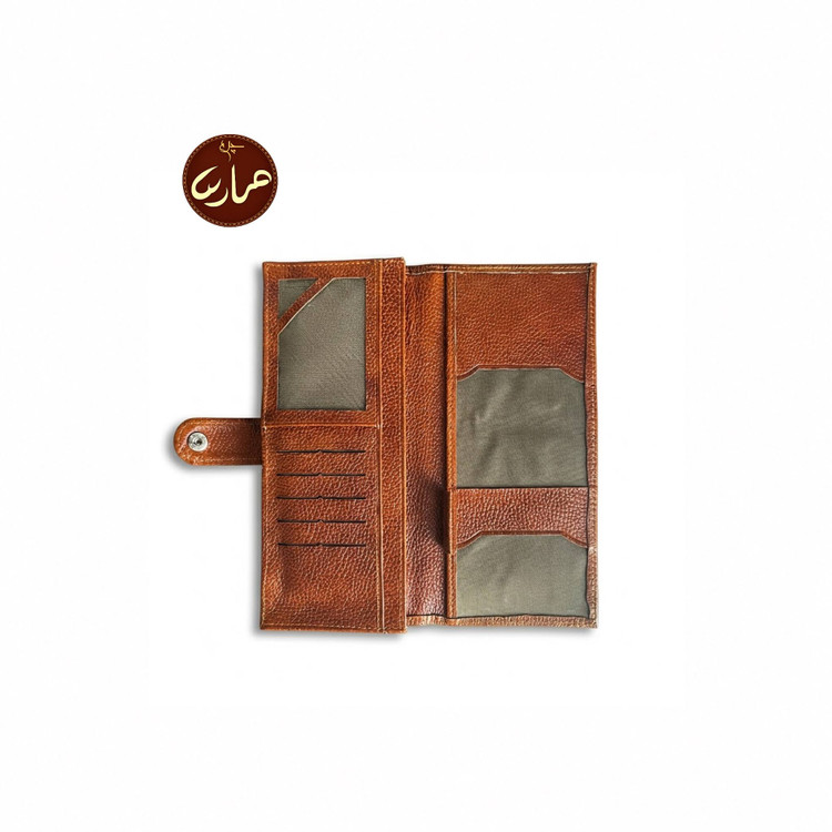 کیف دسته چکی پول و مدارک چرم طبیعی