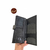 کیف دسته چکی پول و مدارک چرم طبیعی