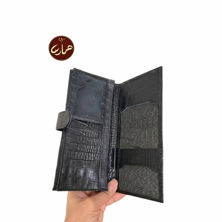 کیف دسته چکی پول و مدارک چرم طبیعی